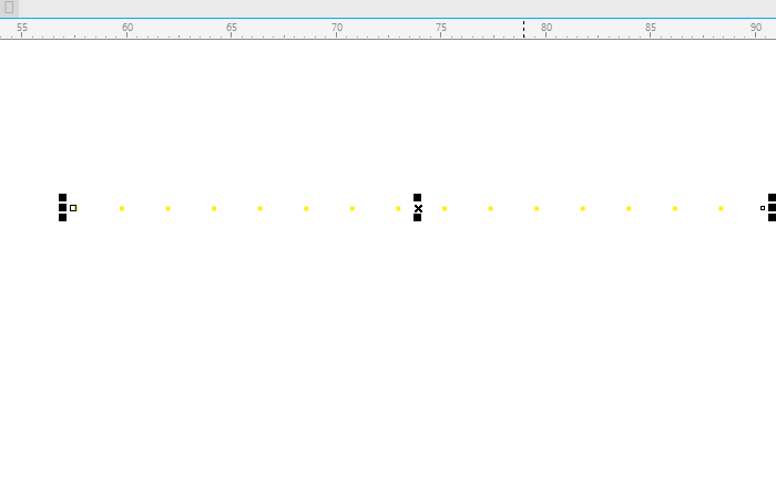 cdr制作虚线的简单操作过程。