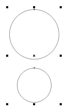CDR制作圆形的操作流程。