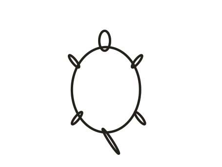 cdr制作卡通风格小乌龟的图文操作。