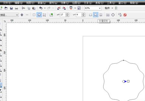 CDR制作一朵抽象花的操作流程。