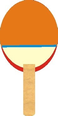 cdr制作彩色乒乓球拍的操作过程。