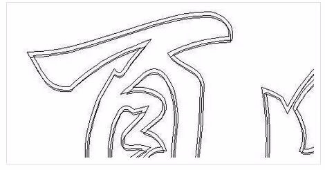 cdr制作凹印立体字的详细操作。