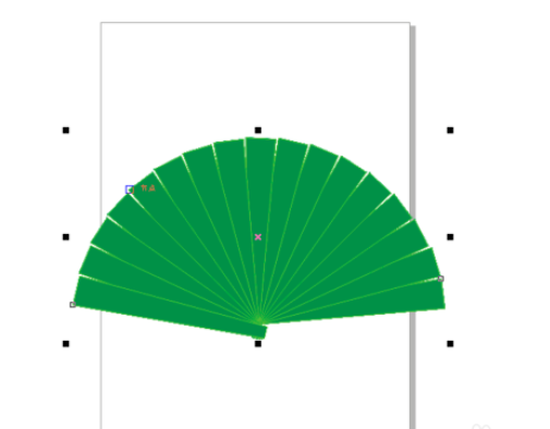 cdr制作扇子的基础操作讲解。