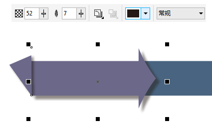 cdr制作彩色箭头流程图的详细操作。