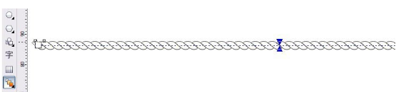 CDR制作彩带的基础操作。