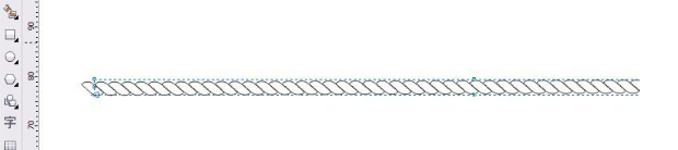 CDR制作彩带的基础操作。