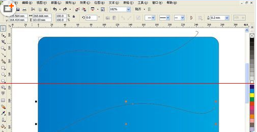 cdr打造科技型网状线条的操作流程。