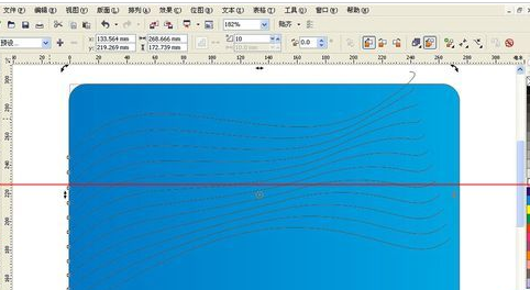 cdr打造科技型网状线条的操作流程。