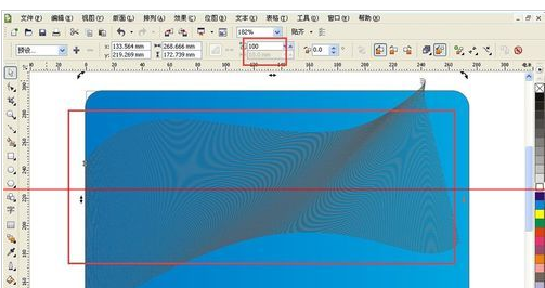 cdr打造科技型网状线条的操作流程。