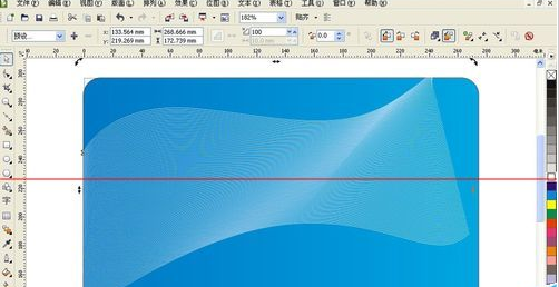 cdr打造科技型网状线条的操作流程。