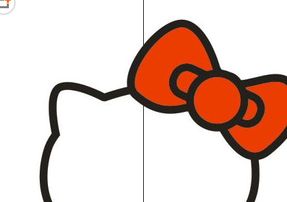 cdr制作hello kitty猫的图文操作过程。