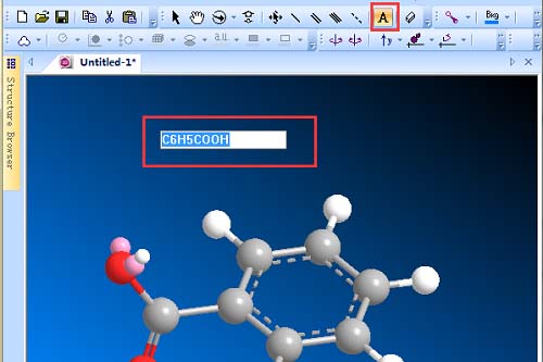 ChemOffice画分子式的详细操作。