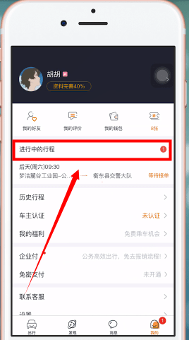 嘀嗒顺风车怎么取消订单。