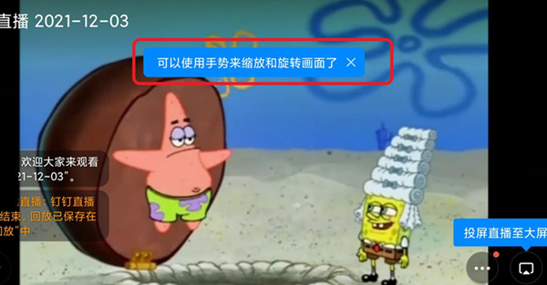 钉钉怎么放大屏幕。