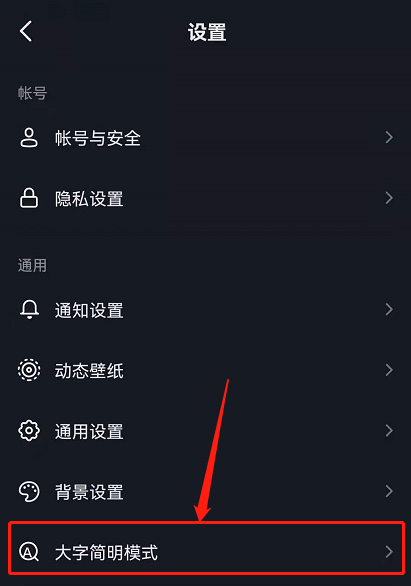 抖音如何取消大字简明模式。