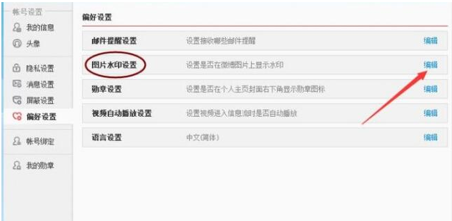 调整新浪微博图片水印显示区域的方法我来说说