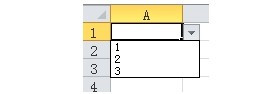 Excel创建下拉列表的操作方法。