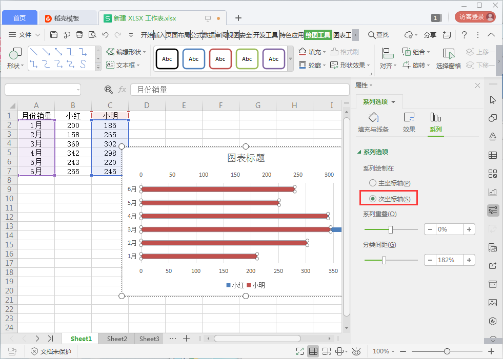 Excel旋风图图表制作教学，让数据分析更直观