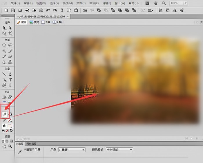 Fireworks中图片输入文字的具体操作使用。
