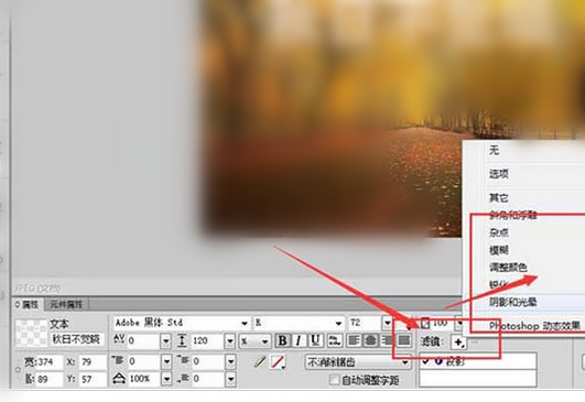 Fireworks中图片输入文字的具体操作使用。