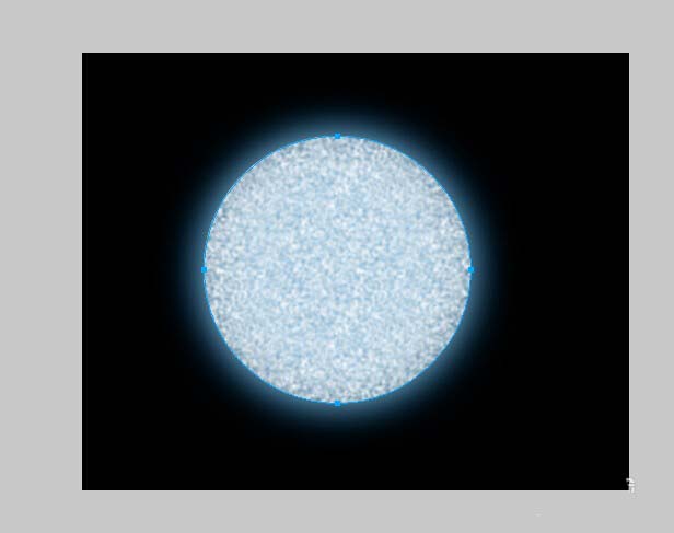 fireworks绘制一轮满月的具体操作。