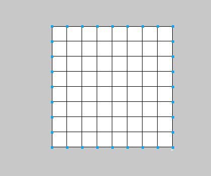Fireworks绘制五子棋黑白棋盘的具体操作。