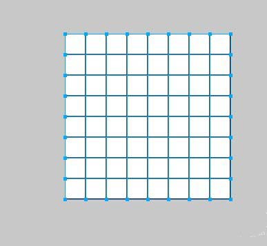 Fireworks绘制五子棋黑白棋盘的具体操作。