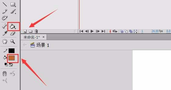 flash制作小狗狗的操作步骤。
