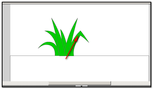flash绘制绿草的操作流程。