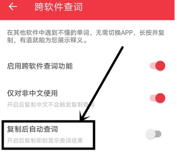 复制文字即可翻译，网易有道词典设置起来