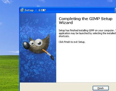 gimp进行安装的简单操作。