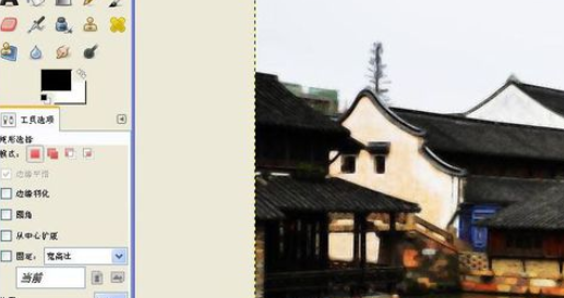 GIMP里卡通滤镜使用操作介绍。