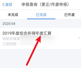 个人所得税怎么看申报记录。