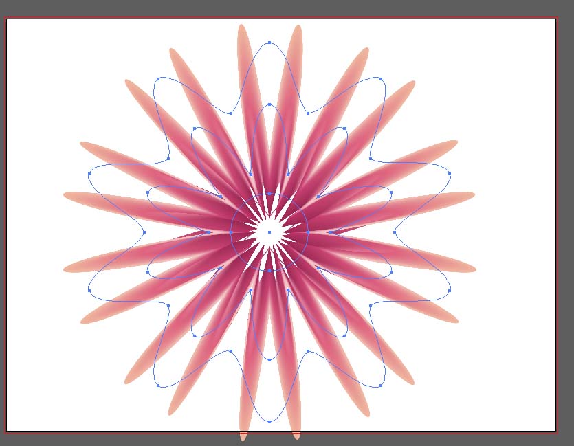 关于AI制作一束抽象花朵的操作方法