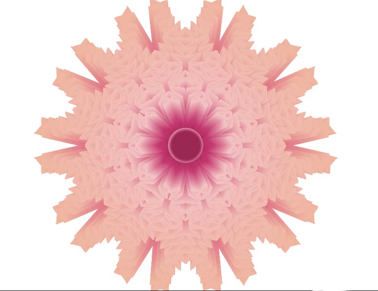 关于AI制作一束抽象花朵的操作方法