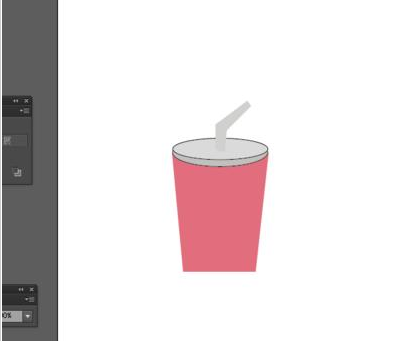 关于Adobe Illustrator CS6绘制一个饮料杯图标的操作方法