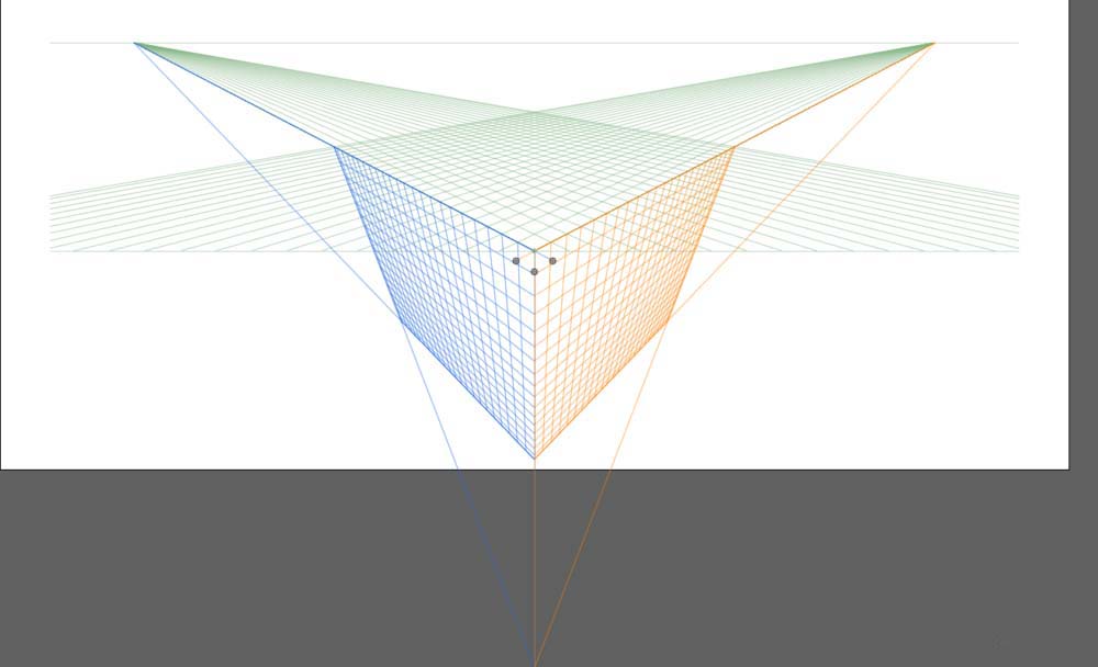 关于Adobe Illustrator CS6中使用透视网格工具的操作方法