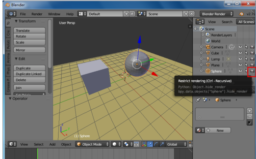 关于Blender设置物体无法渲染的具体操作方法 关于聊天回复的软件