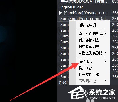 关于暴风影音如何设置循环播放