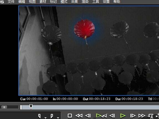 关于edius为视频局部区域去色的操作教程
