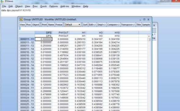 关于Eviews中录入非平衡面板数据的方法 关于如何做生意