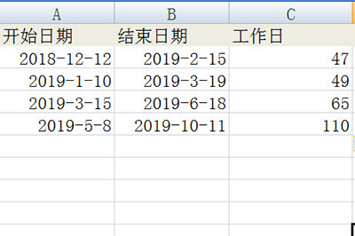 关于Excel计算工作天数的操作方法 教excel的书