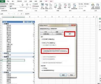 关于Excel数据透视表把错落显示替换成经典显示的操作内容 有没有教excel的软件