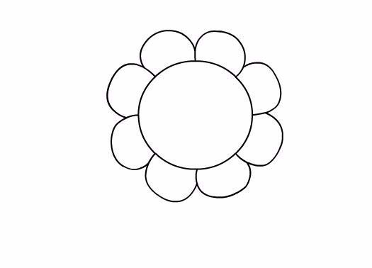 关于Flash制作太阳花简笔画的操作内容