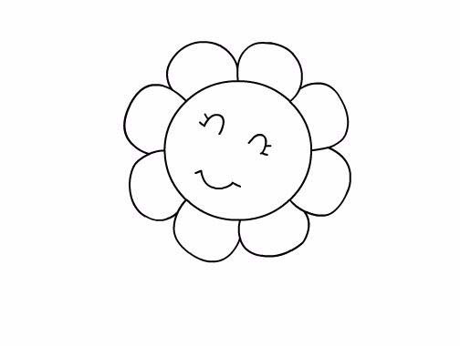 关于Flash制作太阳花简笔画的操作内容