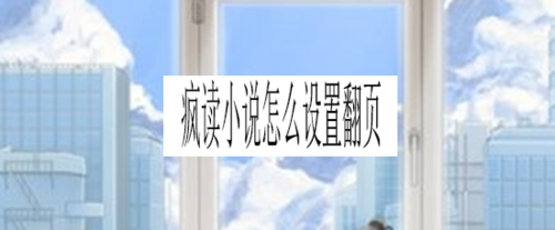 关于疯读小说如何设置翻页。