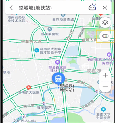 关于高德地图中看实时路况的方法步骤。