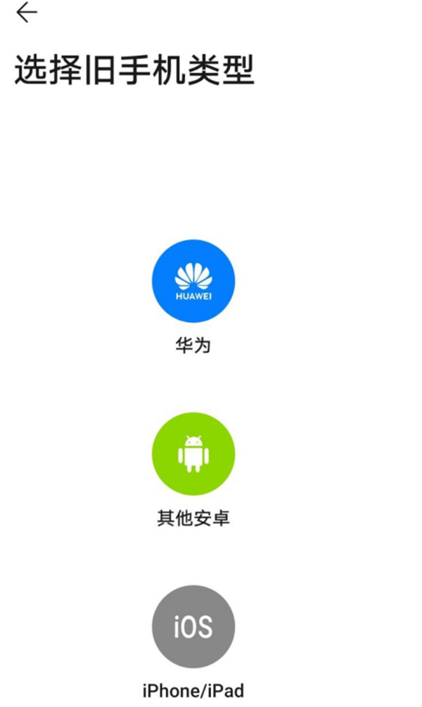 关于更换手机后怎么互传数据。