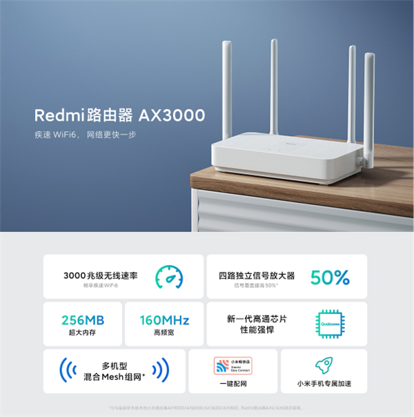 关于红米ax3000和小米ax3000哪个好。