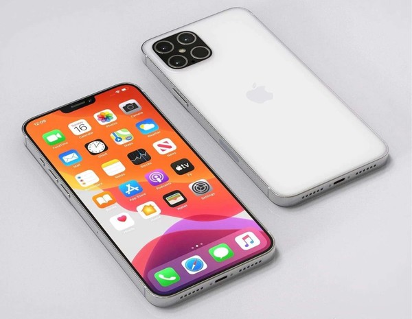 关于iPhone 12 mini具体参数曝光：5.4英寸刘海屏 电池不大。